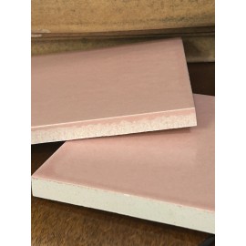 Mission Tile West - Pink Field Tile 4 1/4” - Satin Finish - Unused Stock
