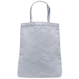 Dress K.O Wedding Sub Bag, Large Formal Sub Bag, Wedding Party Bag, A4, Vertical, Black, Silver, Beige, Lace, Funerals, Stylish, Tote, Formal Bag, Silver