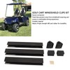 Golf Cart Windshield Clips Kit Secure Connection Easy Installation for