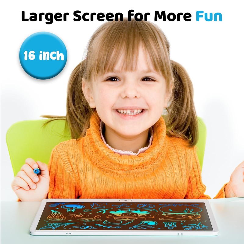 13 Inch LCD Writing Tablet for Kids, Eye Protection Drawing