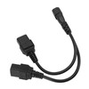 Power Cord Splitter Adapter IEC 320 C14 to IEC320 C19