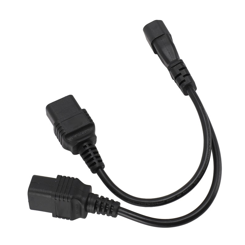 Power Cord Splitter Adapter IEC 320 C14 to IEC320 C19