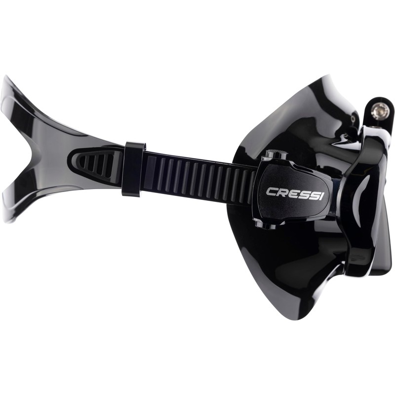 CRESSI Action Cam Mask Black/Black - Unisex Reduced Volume Dive