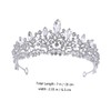 Baluue 3pcs Wedding Headdress Rhinestone Crown for Girls Elegant Birthday