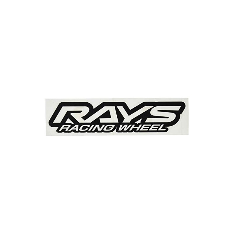 RAYS RacingLOGO Sticker W 7.9 inches (200 mm) Nuki Letters