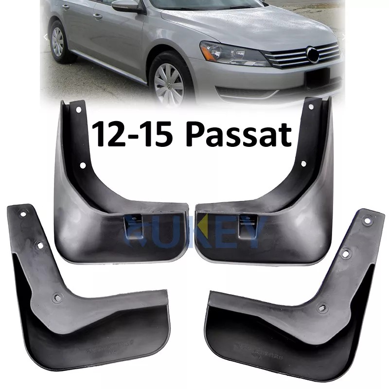 XUKEY Mud Flaps For VW Volkswagen Passat 2012-2015 Mudflaps Front