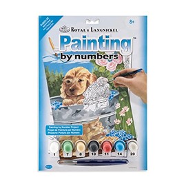 Royal & Langnickel Painting by Numbers A4 Size Bath Time Friends Designed Painting Set
