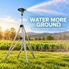 Heavy Duty Tripod Sprinkler with 100 Ft Spray Diameter, 48-72