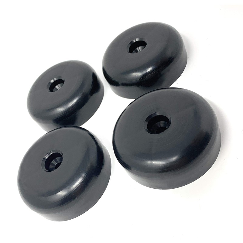 Design61 Set of 4 Plastic Furniture Glides Furniture Coasters Sofa