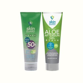 Skin Guard Kit 2 Piezas Protector Solar FPS 50 250 ml  Gel 100 Aloe Vera Hidratante 250 ml                                                            