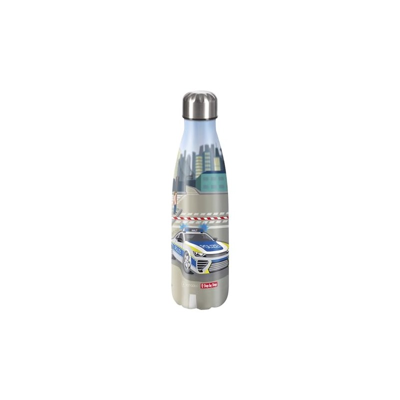 Step by Step Police Car Cody Insulated Stainless Steel Drinking