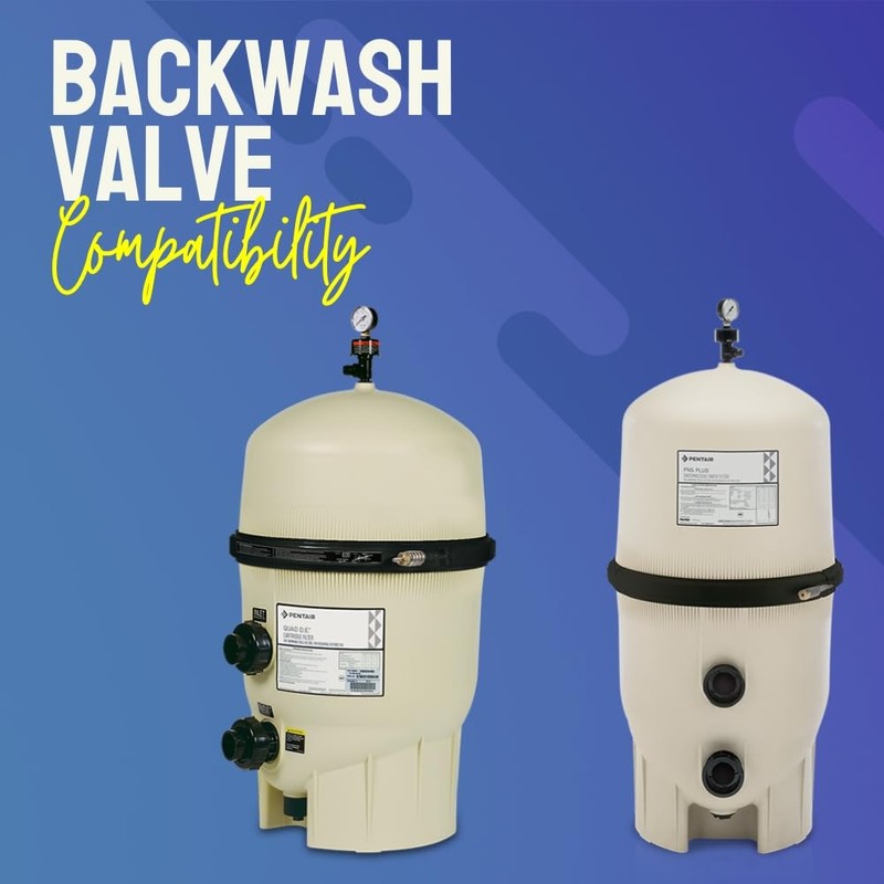 263064 Backwash Valve Assembly Push Pull Compatible with Pentair FNS,