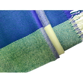 AKORD Winter Long Soft Warm Tartan Scarves Wraps Wool Spinning Tassel Shawl Long Stole