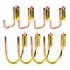 Zhupoub 8 Pack E-Track J Hooks, Heavy Duty Accessories for