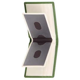 VISOUL 12 Card Slots, Pass Case, License Holder, Card Case, License Case, Cowhide Leather, Card Case, Regular Case, Men's, Women's, Italian Leather Mini Wallet, Thin Card Case, Lightweight Case, Pass