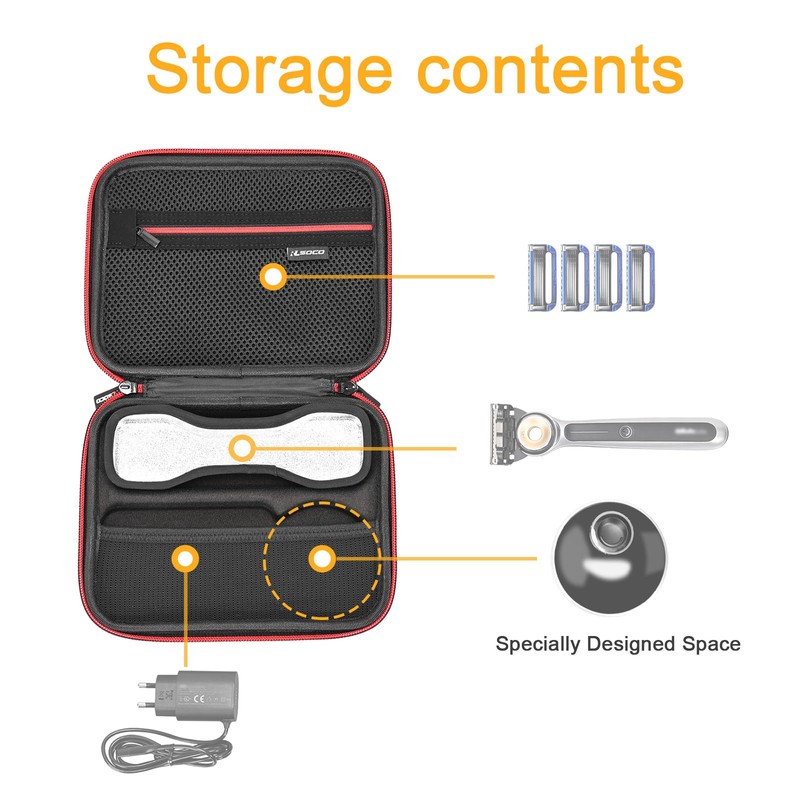Hard Case for Labs Heated Men's Razor by RLSOCO, Fits