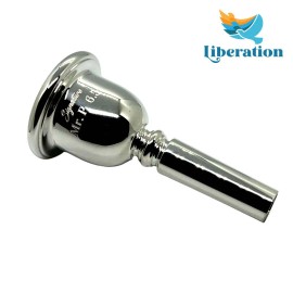 Tuba Mouthpiece Liberation Mr. P 6.5 Signature Tuba Mouthpiece - Small, Silver