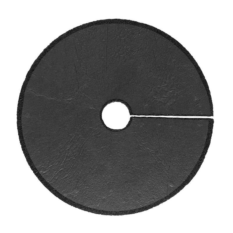 Rubberific 24" Rubber Mulch Tree Ring - 3 Pack (Black)