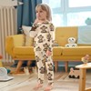 MCHIVER Monkey Banana Pajamas Set 2 Piece Cotton Pjs Set