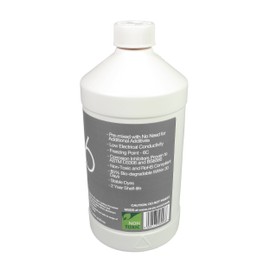 XSPC EC6 White Opaque Premix PC Coolant (1000mL) and ReColour Dye (30mL) Bundle, UV Pink