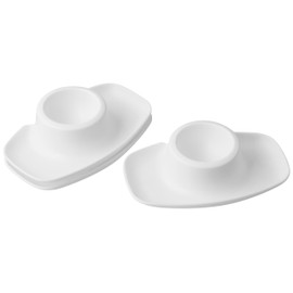 Fackelmann Set 3 pz Porta Uova in Plastica Alimentare ABS Lavabili in lavastoviglie Dimensioni 12,5x8x2,5 cm Ingombro pack: 16,6x12,5x4,3 cm Confezione da 3pz