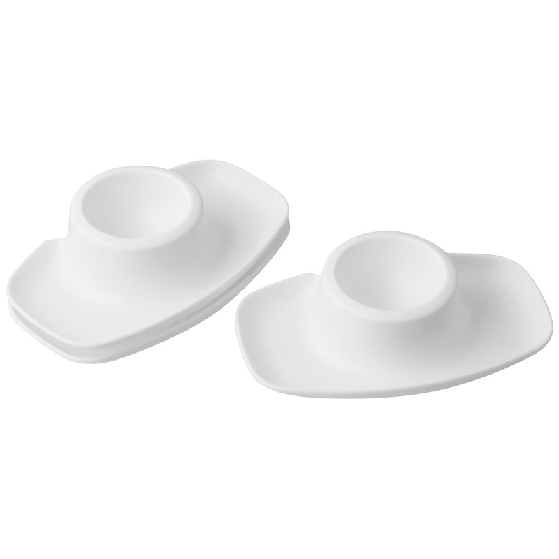 Fackelmann Set 3 pz Porta Uova in Plastica Alimentare ABS