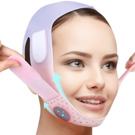 ONLUKY V-Line Mask Chin Up Mask V Shaped Face Mask Chin strap for sleeping, Jaw Exerciser Anti-Sagging Face Slimming Band