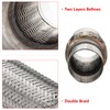 Autarboor 2 Pcs Exhaust Flex Pipe, 3''x 6''Stainless Steel Heavy