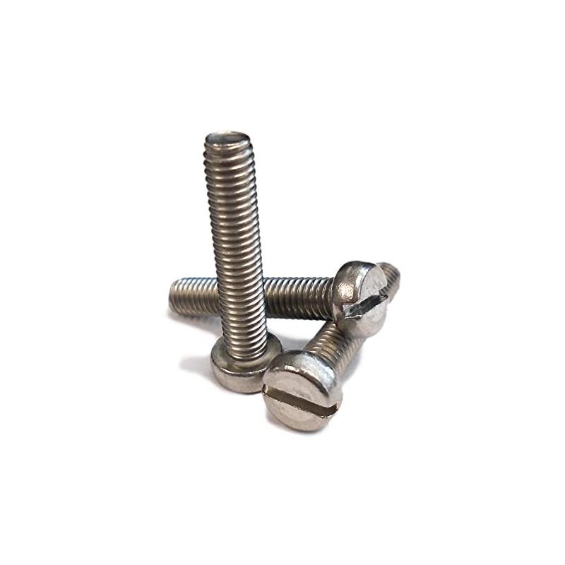 Stainless Steel Machine Screws, 2BA x 3/4 inch, Cheese Slotted
