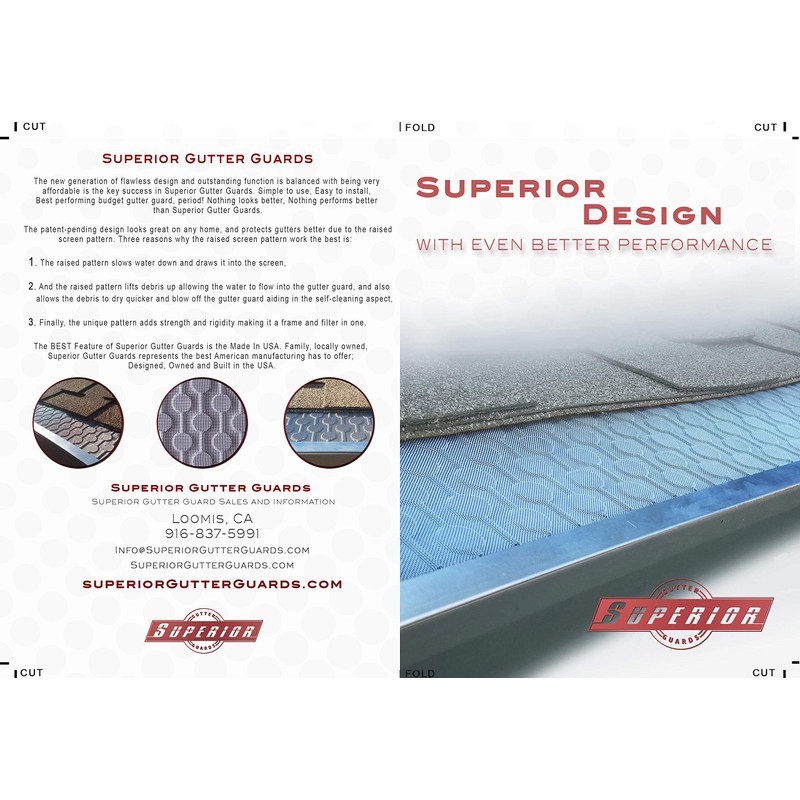 Superior Gutter Guards | NEW Raised Stainless-Steel Screen Technology Gutter