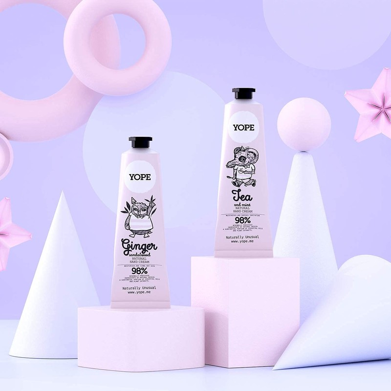 Yope Natural Hand Cream | 98% Natural Ingredients | Ginger