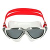 Aqua Sphere Vista Unisex Adult Swimming Mask, White, Grey and