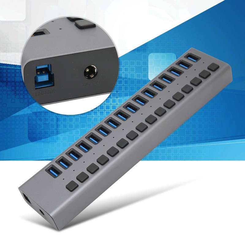 USB3.0 Hub 16 Ports Stable High Speed Data Transmission 5Gbps