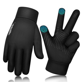 Cycling Gloves Children's Touchscreen Gloves Winter Gloves Winter Girls Sports Gloves Kids Boys Thermal Gloves Children's Gloves Girls Warm Windproof for Driving Outdoor 4-10 Years