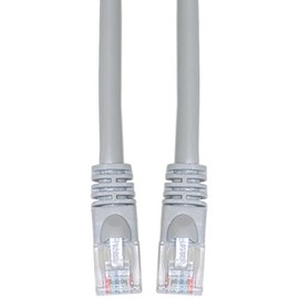 Cat6 Ethernet Crossover Cable, Snagless/Molded Boot, Gray, 25 Feet, 1 Pack (ED699253)