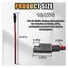 GLSOWEE 5PCS 10 Gauge 2 Pin Quick Disconnect Polarized Wire