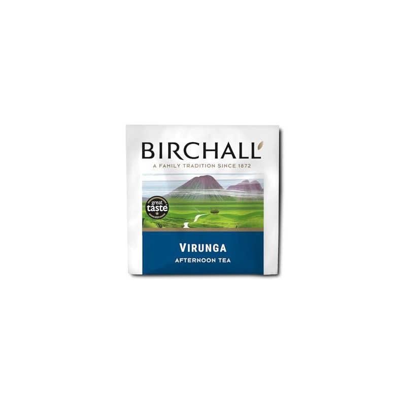 Birchall Premium Virunga Tea 20 Enveloped Prism Tea Bags
