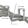 O4L Cable collector holder for up to 30x NYM 3