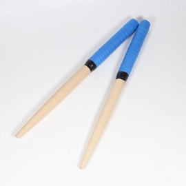 XIANJINGZC Compatible Taiko Tatsujin Grip Drum Stick Rolling and Double Tap with 1 Model Label Lightweight (15 inches) Tape Designed for Beginners (Blue)