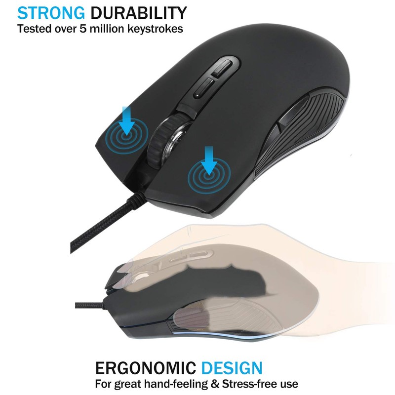 ValueRays Heated Mouse Pro, Large Warm Optical Mouse, Mouse Hand