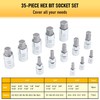 107-Piece Master Torx & Allen Bit Socket Set, S2 Steel,