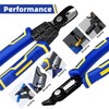 haisstronica Wire Stripper Tools Set for DIY,10-20AWG,3 Pack Manual Wire