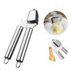 Sonwaha Garlic Press Stainless Steel 2 in 1 Garlic Chopper