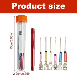 Magic Needle for Embroidery, Steel Embroidery, Punch Punch Art Needles with Handle Kit Set, Knitting Punch Needle Set, Beginners, Steel Embroidery, for DIY Sewing Embroidery