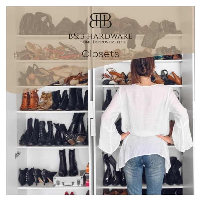 B&B HARDWARE Oversized Cabinet Shelves Melamine 1/2" Thick, Custom Cut