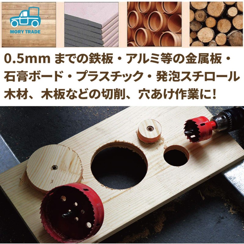 [Molly Trade] Bimetal Hole Saw, Drilling, Cutting, Holsaw, 5.1 inches