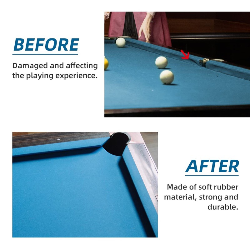 Scott Edward Billiards K66 Rubber Bumpers Pool Table Rail Cushions
