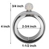 TOPTIE Bracelet Bangle Flask for Liquor 3.5 oz Stainless Steel