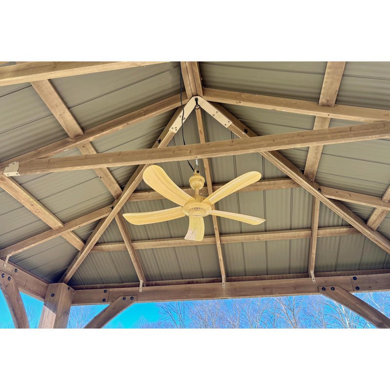Pergola Breeze Single Speed 31” Portable Ceiling Fan AC 110V