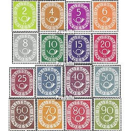 FRD (FR.Germany) 123-138 (complete.issue.) unmounted mint/never hinged ** MNH 1951 Horn (Stamps for collectors)